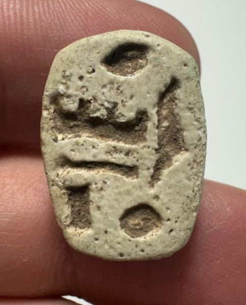 Picture of   Ancient Egypt. Faience Scaraboid. New Kingdom . 14th Century B.C