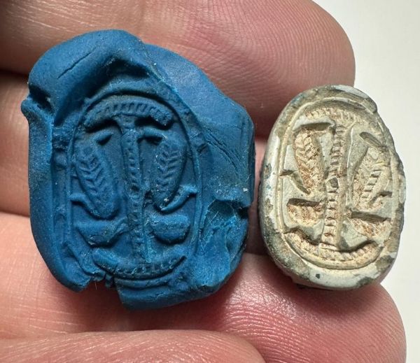 Picture of   Ancient Egypt. Stone Scarab. New Kingdom . 14th Century B.C