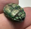 Picture of   Ancient Egypt. Glazed Stone Scarab. New Kingdom . 14th Century B.C