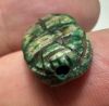 Picture of   Ancient Egypt. Glazed Stone Scarab. New Kingdom . 14th Century B.C