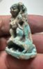 Picture of   Ancient Egypt. Large Faience Amulet of Potaikos . 600 - 300 B.C 
