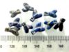 Picture of LOT OF 10 : ANCIENT EGYPT. NEW KINGDOM LAPIS LAZULI FLY AMULETS. 1400 B.C