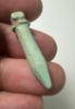 Picture of  ANCIENT EGYPT.  FAIENCE PAPYRUS SCEPTRE AMULET.  600 B.C    