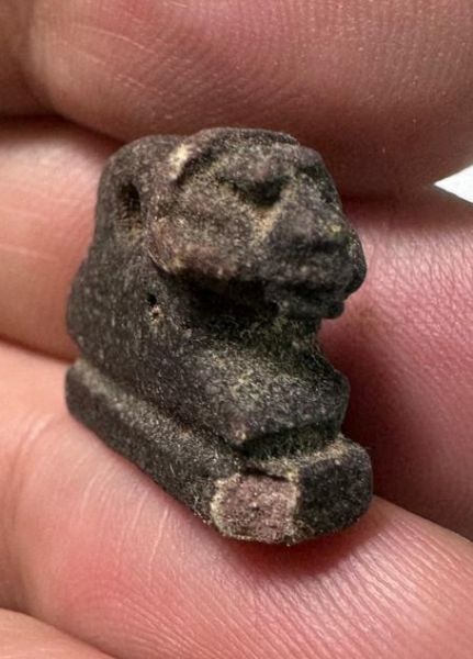 Picture of ANCIENT EGYPT. FAIENCE KHNUM AMULET. 600 - 300 B.C