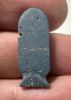 Picture of ANCIENT EGYPT, AMARNA FAIENCE EGYPTIAN BLUE INLAY AMULET . 1334 – 1325 BC .   