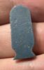 Picture of ANCIENT EGYPT, AMARNA FAIENCE EGYPTIAN BLUE INLAY AMULET . 1334 – 1325 BC .   