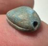 Picture of  Ancient Egypt. Egyptian Blue Faience  Scarab. New Kingdom . 14th Century B.C