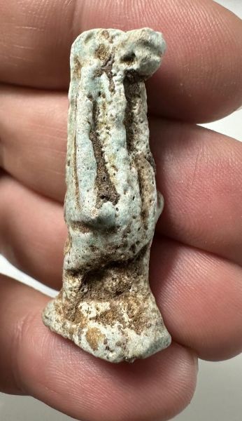 Picture of ANCIENT EGYPT - FAIENCE TAWERET AMULET . 600 - 300 B.C