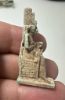 Picture of ANCIENT EGYPT FAIENCE ISIS NURSING HORUS AMULET. 600 - 300 B.C