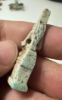 Picture of ANCIENT EGYPT FAIENCE ISIS NURSING HORUS AMULET. 600 - 300 B.C