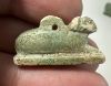 Picture of ANCIENT EGYPT. FAIENCE KHNUM AMULET. 600 - 300 B.C