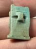Picture of ANCIENT EGYPT. FAIENCE OSIRIAN TRIAD AMULET. 600 - 300 B.C