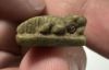 Picture of  ANCIENT EGYPT.  FAIENCE  AMULET with crockadiles .  600 - 300 B.C    