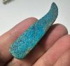 Picture of  ANCIENT EGYPT.  FAIENCE CROCKADILE / SOBEK AMULET.  600 - 300 B.C    