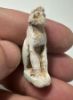 Picture of  ANCIENT EGYPT.  LARGE FAIENCE  AMULET OF A CAT.  600 - 300 B.C    