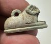 Picture of ANCIENT EGYPT.  LARGE FAIENCE  AMULET OF A KHNUM.  600 - 300 B.C  