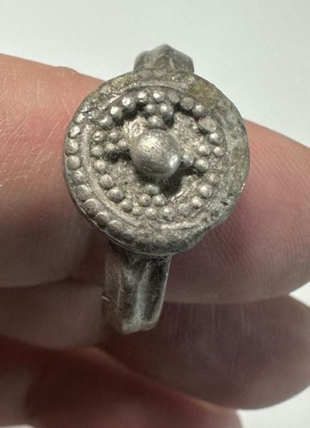 Picture of A Large Ancient Phoenician Silver ring . 6th - 5th century B.C