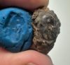 Picture of Roman Near East. Stone intaglio in iron ring setting (11 x 8 mm). Incuse Athena standing 
