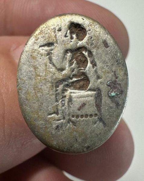 Picture of HELLENISTIC OR ROMAN . 300 B.C - 100  A.D SOLID SILVER RING