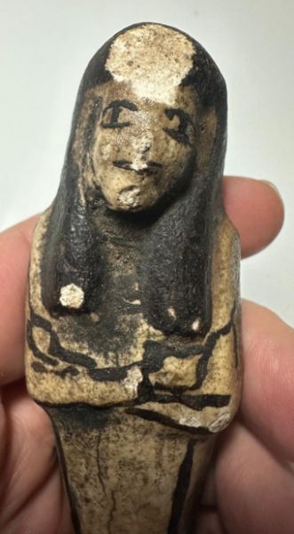 Picture of   Ancient Egypt. FAIENCE USHABTI. NEW KINGDOM.  1400 - 1250 B.C