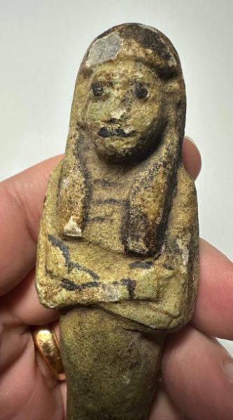 Picture of   Ancient Egypt. FAIENCE USHABTI. NEW KINGDOM.  1400 - 1250 B.C