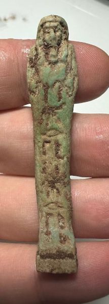 Picture of   Ancient Egypt. FAIENCE USHABTIS. PTOLEMAIC PERIOD.  300 - 100  B.C