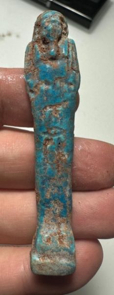 Picture of Ancient Egypt. FAIENCE USHABTIS. PTOLEMAIC PERIOD.  300 - 100  B.C