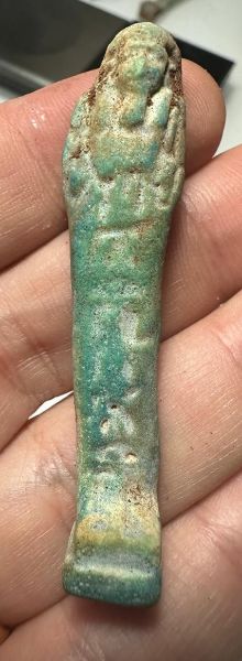 Picture of Ancient Egypt. FAIENCE USHABTIS. PTOLEMAIC PERIOD.  300 - 100  B.C