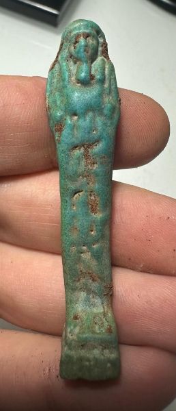 Picture of Ancient Egypt. FAIENCE USHABTIS. PTOLEMAIC PERIOD.  300 - 100  B.C