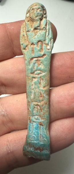 Picture of   Ancient Egypt. FAIENCE USHABTIS. PTOLEMAIC PERIOD.  300 - 100  B.C