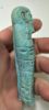 Picture of Ancient Egypt. UPPER HALF OF A FAIENCE USHABTI. LATE PERIOD 600 - 300  B.C