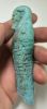 Picture of Ancient Egypt. UPPER HALF OF A FAIENCE USHABTI. LATE PERIOD 600 - 300  B.C