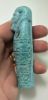 Picture of Ancient Egypt. UPPER HALF OF A FAIENCE USHABTI. LATE PERIOD 600 - 300  B.C