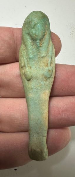 Picture of   Ancient Egypt. FAIENCE USHABTI.LATE PERIOD.  600 - 300  B.C