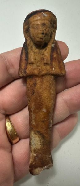 Picture of Ancient Egypt. FAIENCE USHABTI. THIRD INTERMEDIATE PERIOD.  1175 - 650 B.C