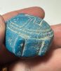 Picture of  Ancient Egypt. FAIENCE COSMETIC FLASK. BEAUTIFUL COLOR. 300 B.C - 100 A.D . GRECO-ROMAN