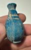 Picture of  Ancient Egypt. FAIENCE COSMETIC FLASK. BEAUTIFUL COLOR. 300 B.C - 100 A.D . GRECO-ROMAN
