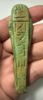 Picture of Ancient Egypt. FAIENCE USHABTI. LATE PERIOD.  600 - 300  B.C.  INSCRIBED ON THE BACK