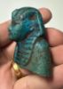 Picture of ANCIENT EGYPT. UPPER HALF OF A ROYAL FAIENCE USHABTI OF SETI I .  1294/1290–1279 BC