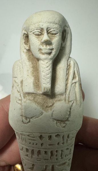 Picture of   Ancient Egypt. FAIENCE USHABTI. LATE PERIOD.  600 - 300  B.C