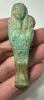 Picture of Ancient Egypt. FAIENCE USHABTI.LATE PERIOD.  600 - 300  B.C  TRACES OF INSCRIPTION