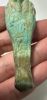 Picture of Ancient Egypt. FAIENCE USHABTI.LATE PERIOD.  600 - 300  B.C  TRACES OF INSCRIPTION