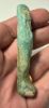 Picture of Ancient Egypt. FAIENCE USHABTI.LATE PERIOD.  600 - 300  B.C  TRACES OF INSCRIPTION