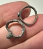 Picture of  ANCIENT EGYPT. SILVER RINGS. PAIR OF TWO . 1400 - 1200 B.C