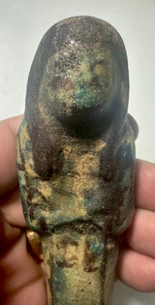 Picture of   Ancient Egypt. FAIENCE USHABTI. NEW KINGDOM.  1400 - 1250 B.C