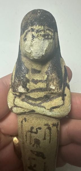 Picture of   Ancient Egypt. FAIENCE USHABTI. NEW KINGDOM.  1400 - 1250 B.C