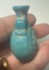 Picture of Ancient Egypt. FAIENCE COSMETIC FLASK. BEAUTIFUL COLOR. 300 B.C - 100 A.D . GRECO-ROMAN