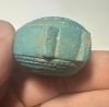 Picture of Ancient Egypt. FAIENCE COSMETIC FLASK. BEAUTIFUL COLOR. 300 B.C - 100 A.D . GRECO-ROMAN
