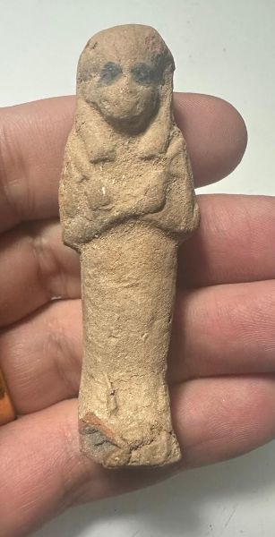 Picture of   Ancient Egypt. TERRACOTTA USHABTI. THIRD INTERMEDIATE PERIOD.  1175 - 650 B.C