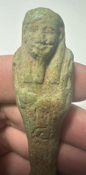 Picture of Ancient Egypt. FAIENCE USHABTI.LATE PERIOD.  600 - 300  B.C